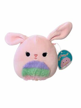 Squishmallows Bop Pink Bunny Rabbit Stuffed Plush Toy 5"